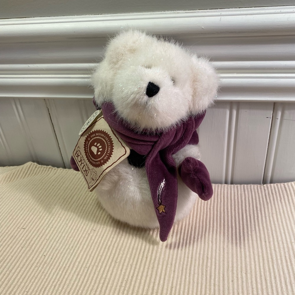 Snowman Bear by Boyds Bears Mikie O’Burr, Nwts.